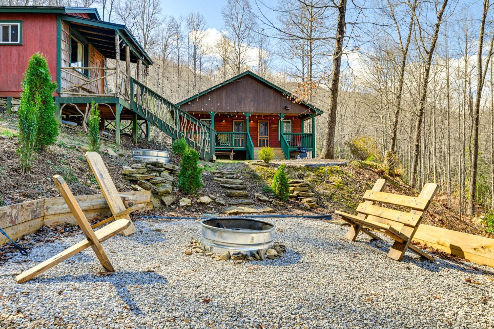 Smoky Mountain Cabin With Camping Area And Fire Pit! Whittier 外观 照片