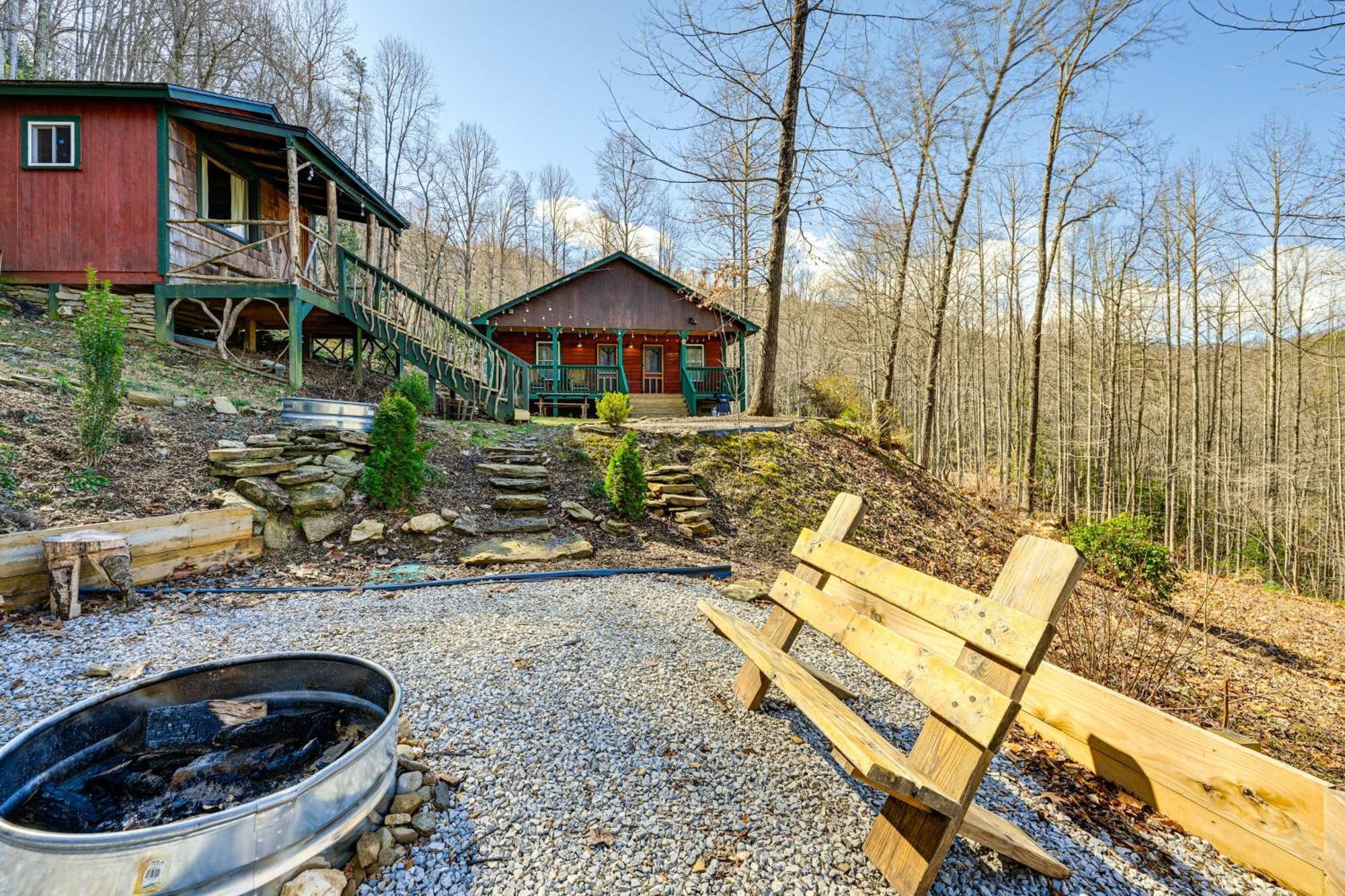 Smoky Mountain Cabin With Camping Area And Fire Pit! Whittier 外观 照片