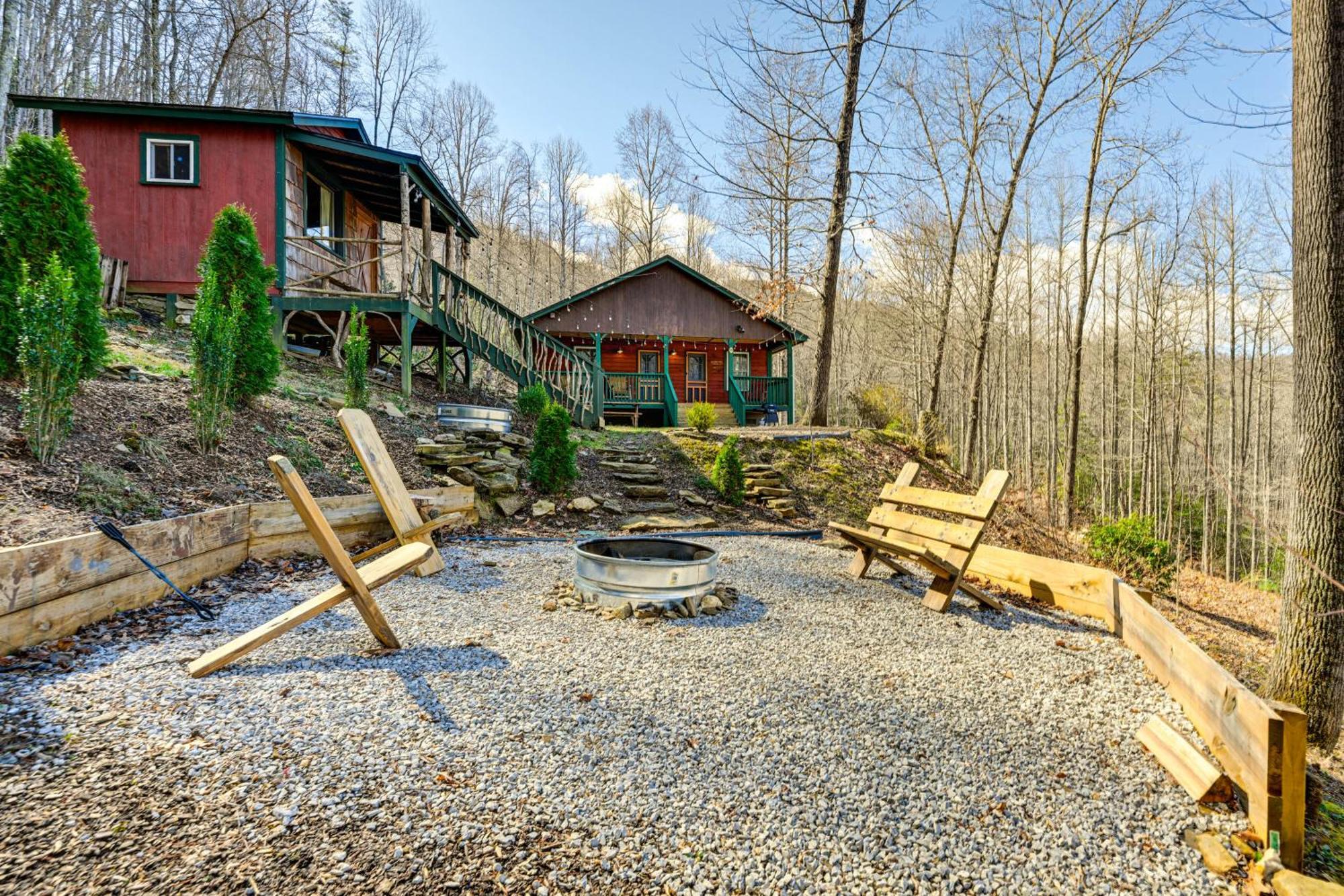 Smoky Mountain Cabin With Camping Area And Fire Pit! Whittier 外观 照片