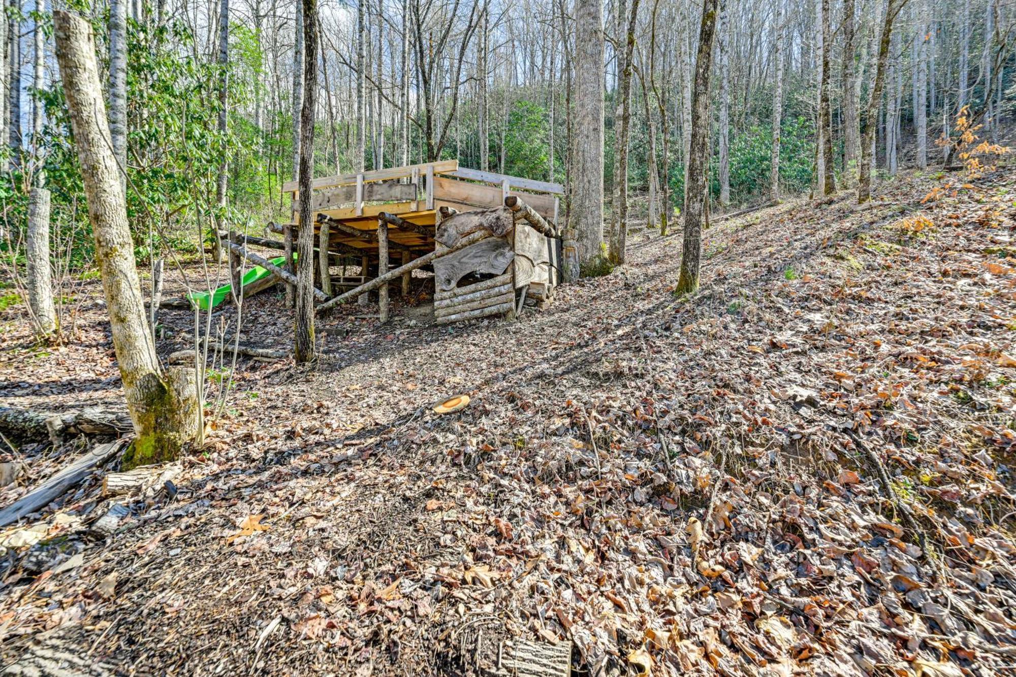 Smoky Mountain Cabin With Camping Area And Fire Pit! Whittier 外观 照片
